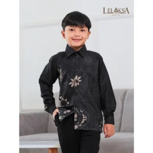 Kemeja Batik Anak KA 593 Slimfit Lapis Furing Lengan Panjang